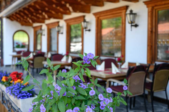 Hotel Helmer Terrasse Aussen