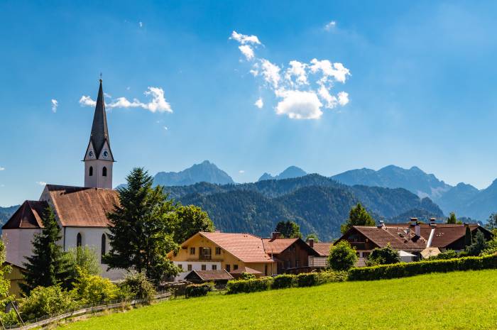 Schwangau Ort Panorama